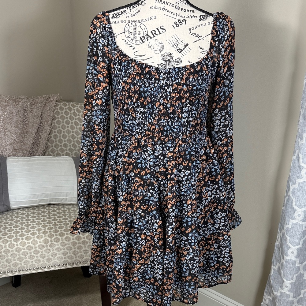 Floral Long Sleeve Dress